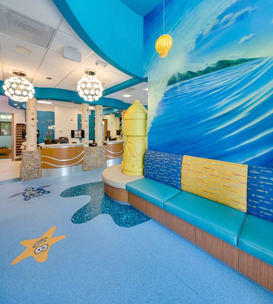 The CarlsbaDDS Pediatric Smiles welcome area